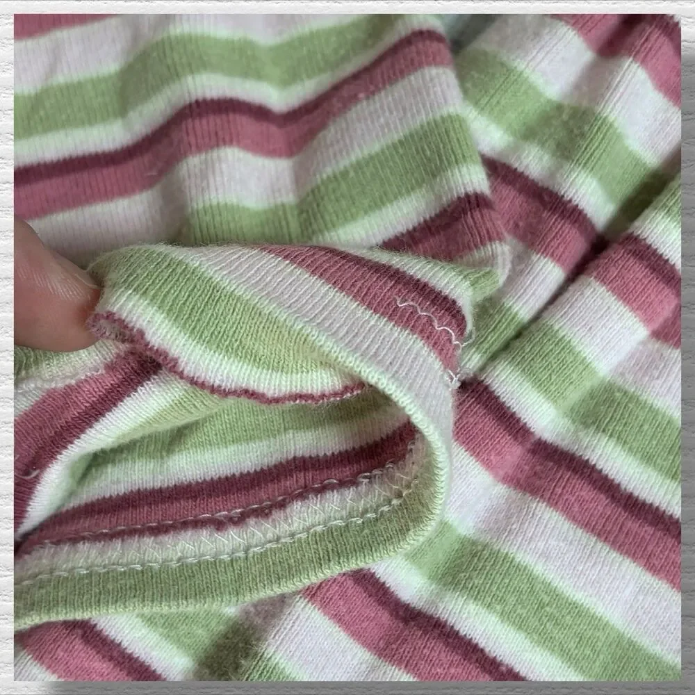 Gymboree  07’ 08’ Pink Striped Dog Dress Size 7 Vintage